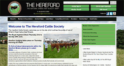 Desktop Screenshot of herefordcattle.org