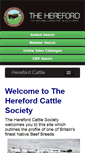 Mobile Screenshot of herefordcattle.org